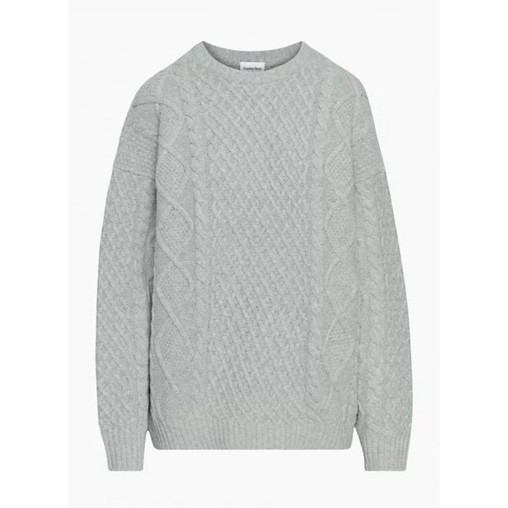 Aritzia Sunday Best PEGGY SWEATER in Gray